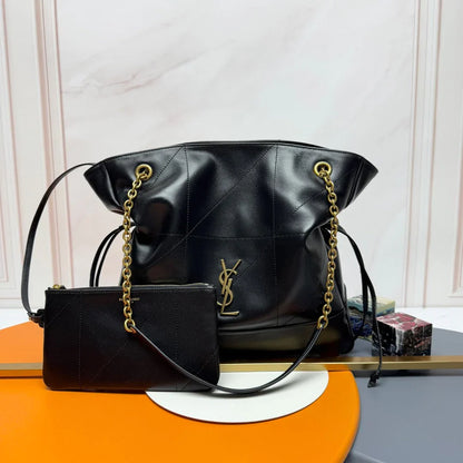 YSL 2026 Jamie Shopping Bag 34cm Suede And Calfskin