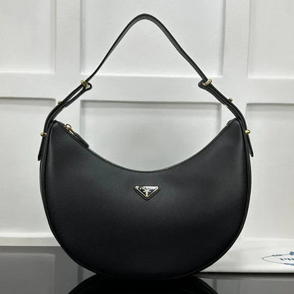 Prada 2026 Arque Shoulder Bag 35cm Calfskin
