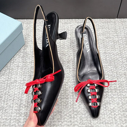 Prada 2026 Slingback 55mm Cowhide 855733