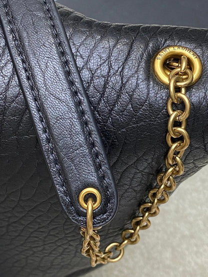 YSL 2026 Cassandre Large Pouch on Chain 35cm Calfskin