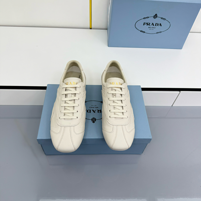 Prada Montecarlo Sneakers Off White Cowhide 565697