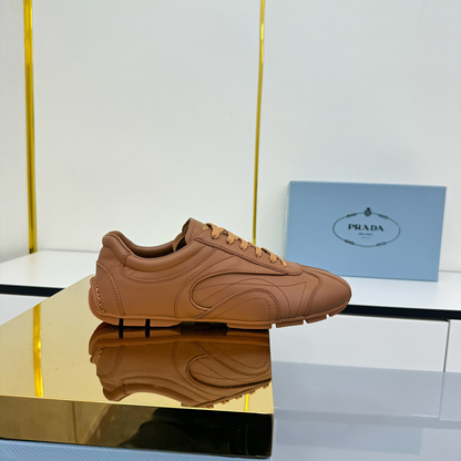 Prada Montecarlo Sneakers Brown Cowhide 565698