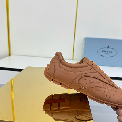 Prada Montecarlo Sneakers Brown Cowhide 565698