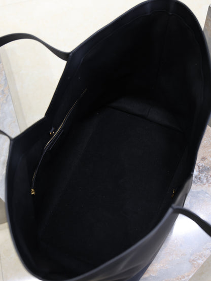 Prada Y Tote Bag Black Cowhide