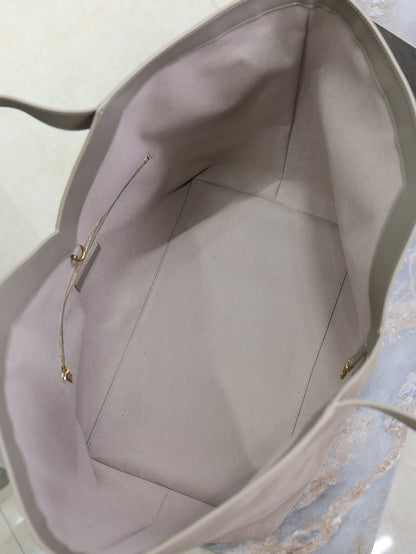 Prada Y Tote Bag Gray Suede