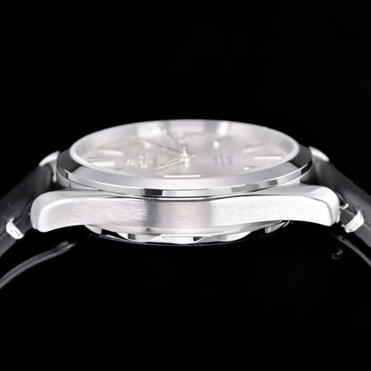 Omega Seamaster 150M Aqua Terra Observatory 39mm  Black Leather Strap