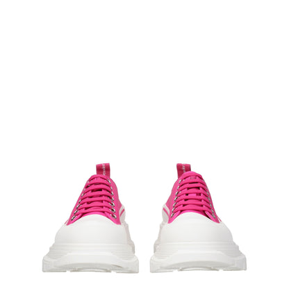 Alexander McQueen Sneakers Women Leather Fuchsia/Magenta