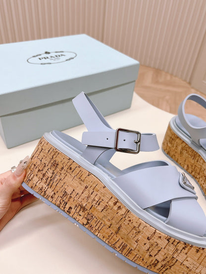 Pra High Heel 80 Sandal Baby Blue