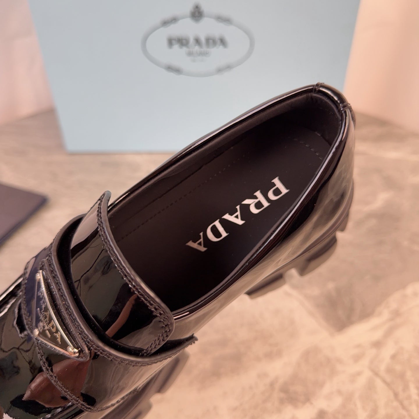 Pra 26s Loafer Black Patent Leather 635166