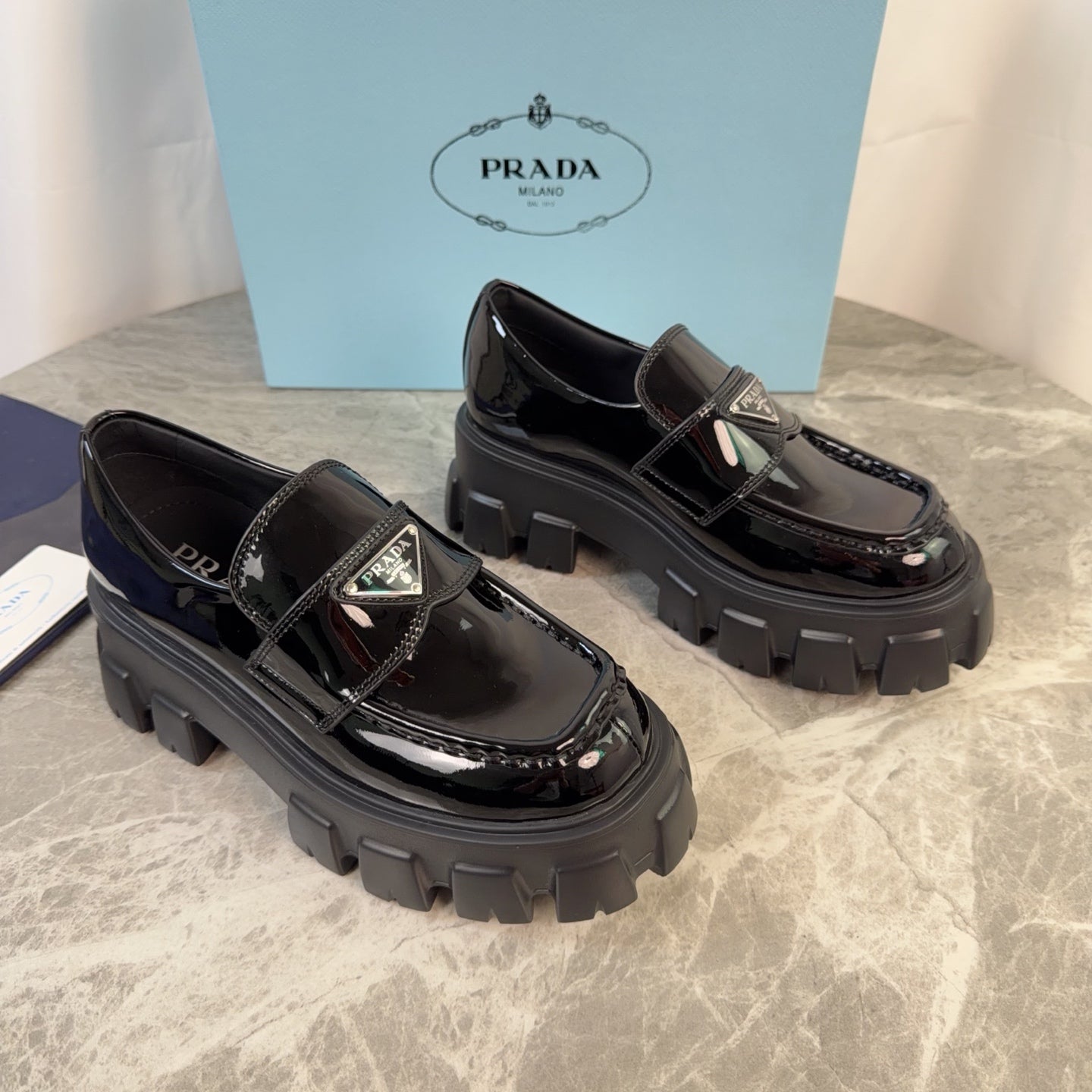 Pra 26s Loafer Black Patent Leather 635166