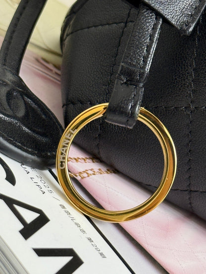 Chanel 2026 Lucky Bag 22cm Black Sheepskin
