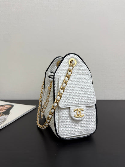 Chanel 2026 Hobo Bag 22cm Woven Leather