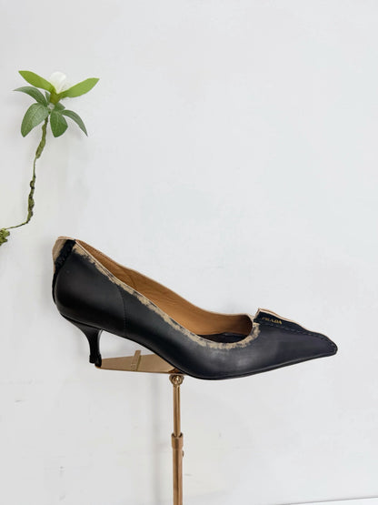 PRA 26SS Pump 55 Black Cowhide 592414