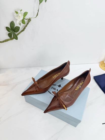PRA 26SS Pump 55 Brown Cowhide 592407