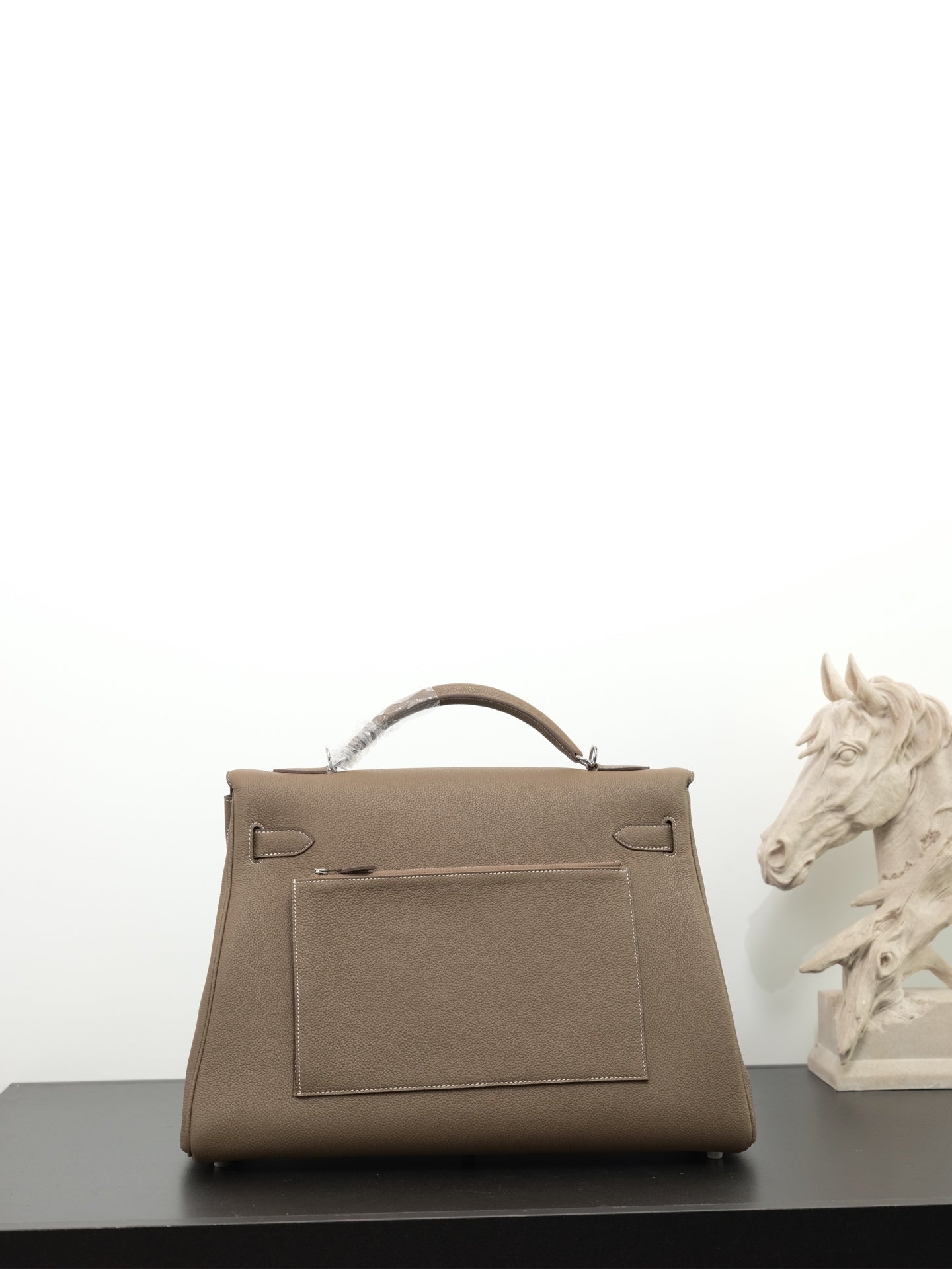 Hermes 2026 Maxi Kelly 42cm Bag Elephant Grey Togo Leather 284503