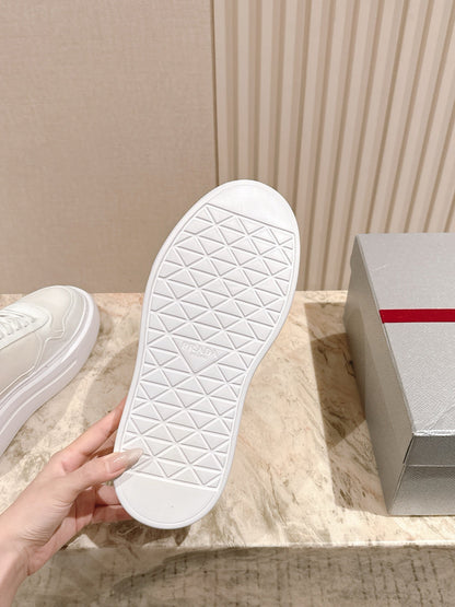 PRA 25s Low-Top Sneakers White Leather & Fabric 449696