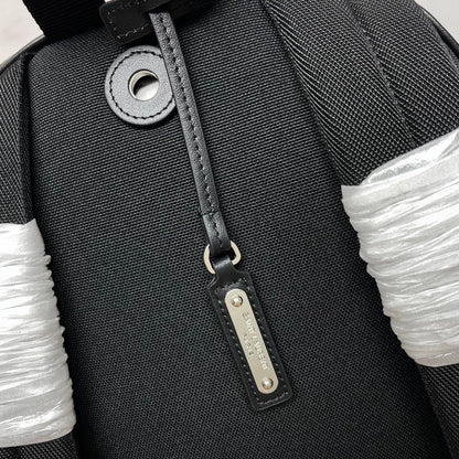 YSL City Backpack 38 Black in Cowhide 285763
