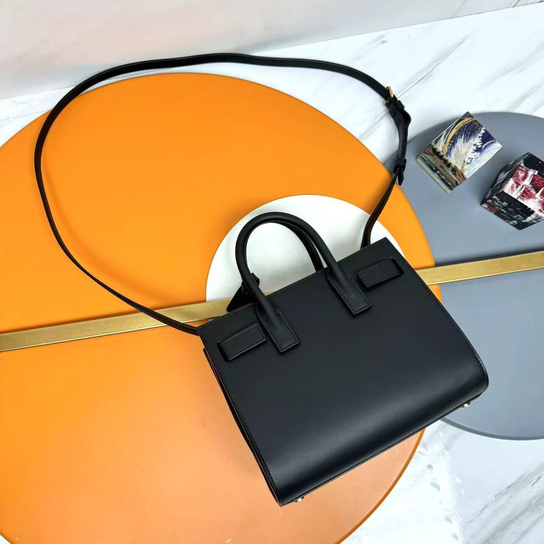 YSL Sac de Jour Baby 22cm Black in Sheepskin 285777