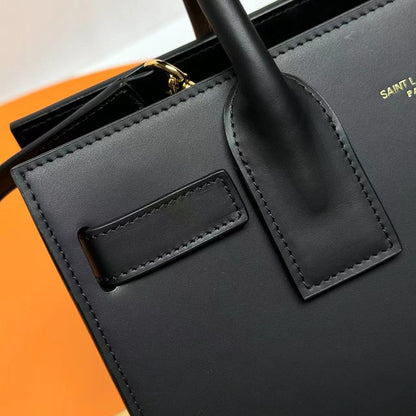 YSL Sac de Jour Baby 26cm Black in Sheepskin 285775
