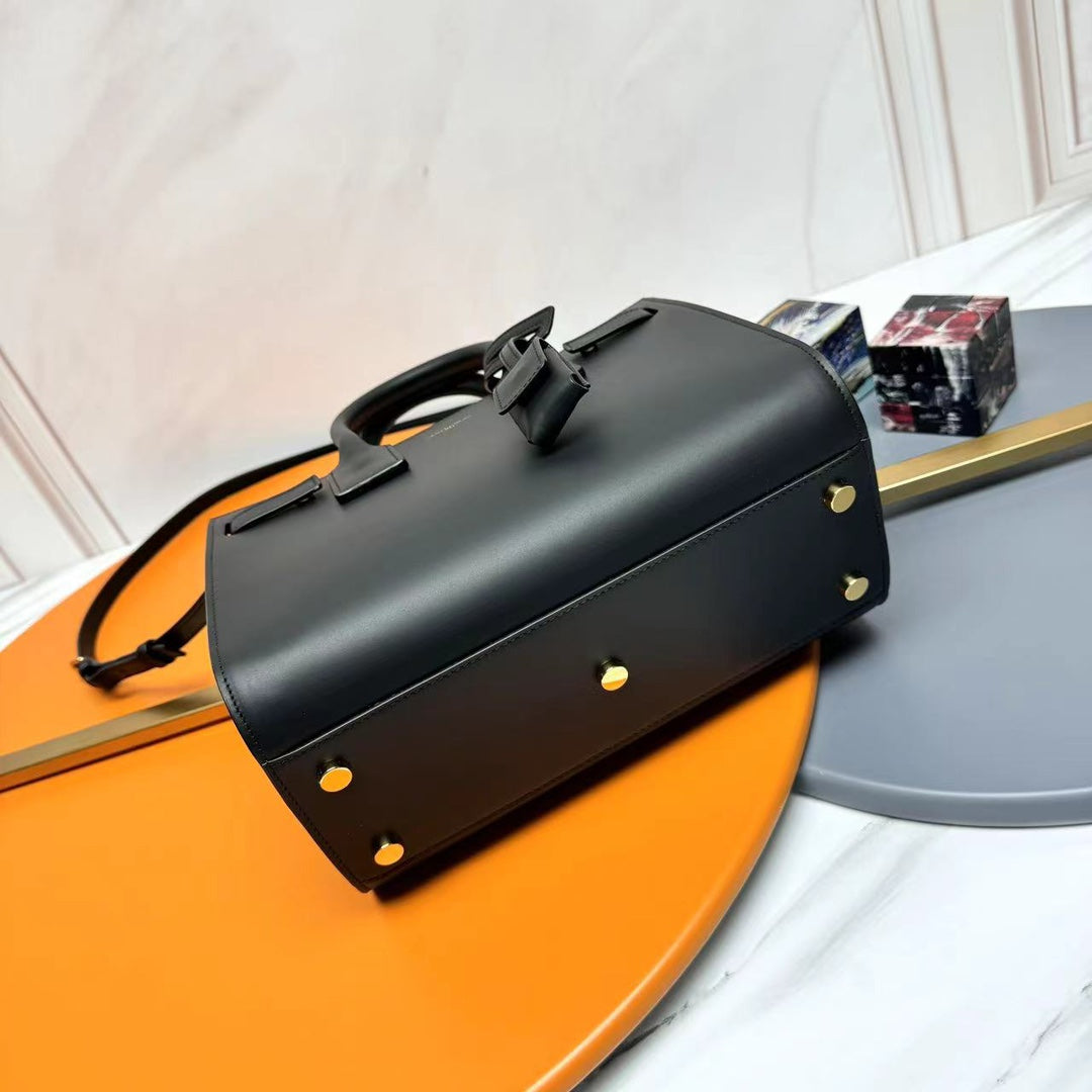 YSL Sac de Jour Baby 26cm Black in Sheepskin 285775