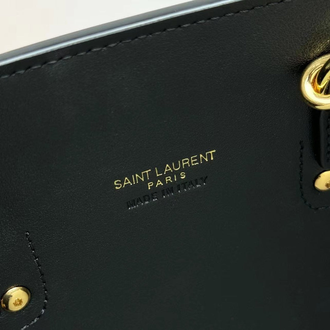 YSL Sac de Jour Baby 26cm Black in Sheepskin 285775