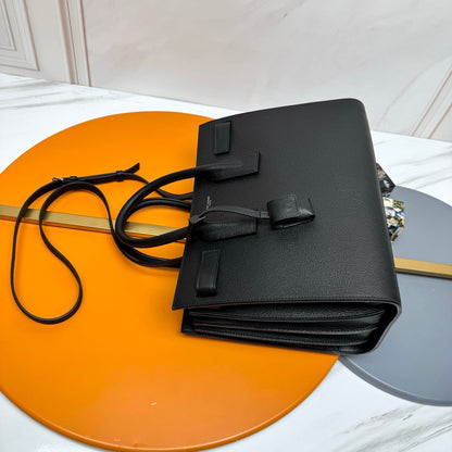 YSL Sac de Jour Baby 32cm Black Cowhide 285779