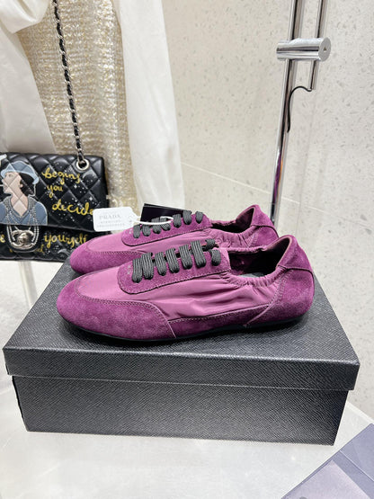 Pra 2025 Collapse Sneaker Purple Black Re-Nylon Suede 554281