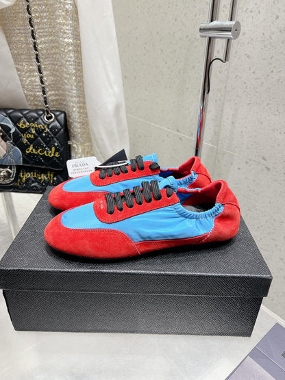 Pra 2025 Collapse Sneaker Red Blue Black Re-Nylon Suede 554284