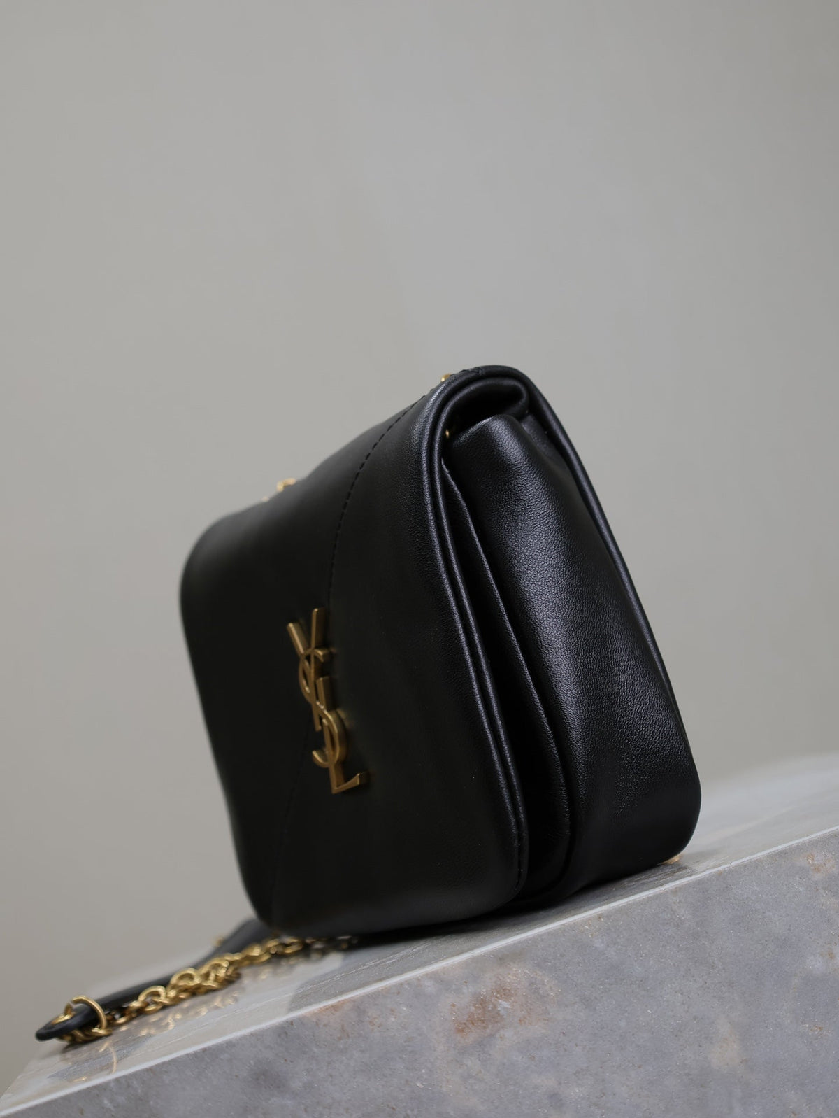 Prada Mini Jamie 4.3 Shoulder Bag 16cm Black Lambskin GHW