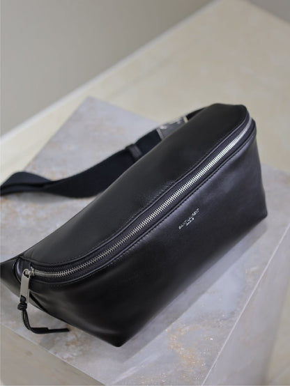 Prada Classic Belt Bag 26cm Black Lambskin
