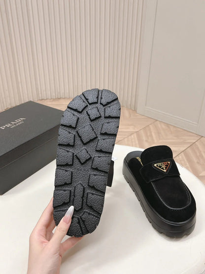 Prada 2026 Mule Grained Leather 847068