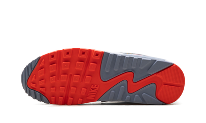 Air Max 90 Premium "Summit White Ashen Slate Pure Platinum Bright Crimson" HJ9147 121