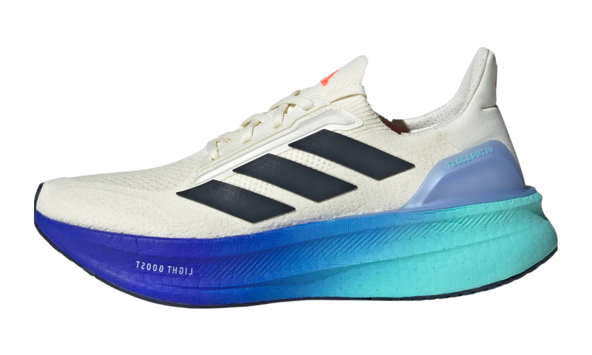 ULTRABOOST 5X "OFF WHITE AURORA INK SOLAR RED" JI3056